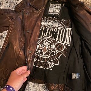 Affliction leather jacket